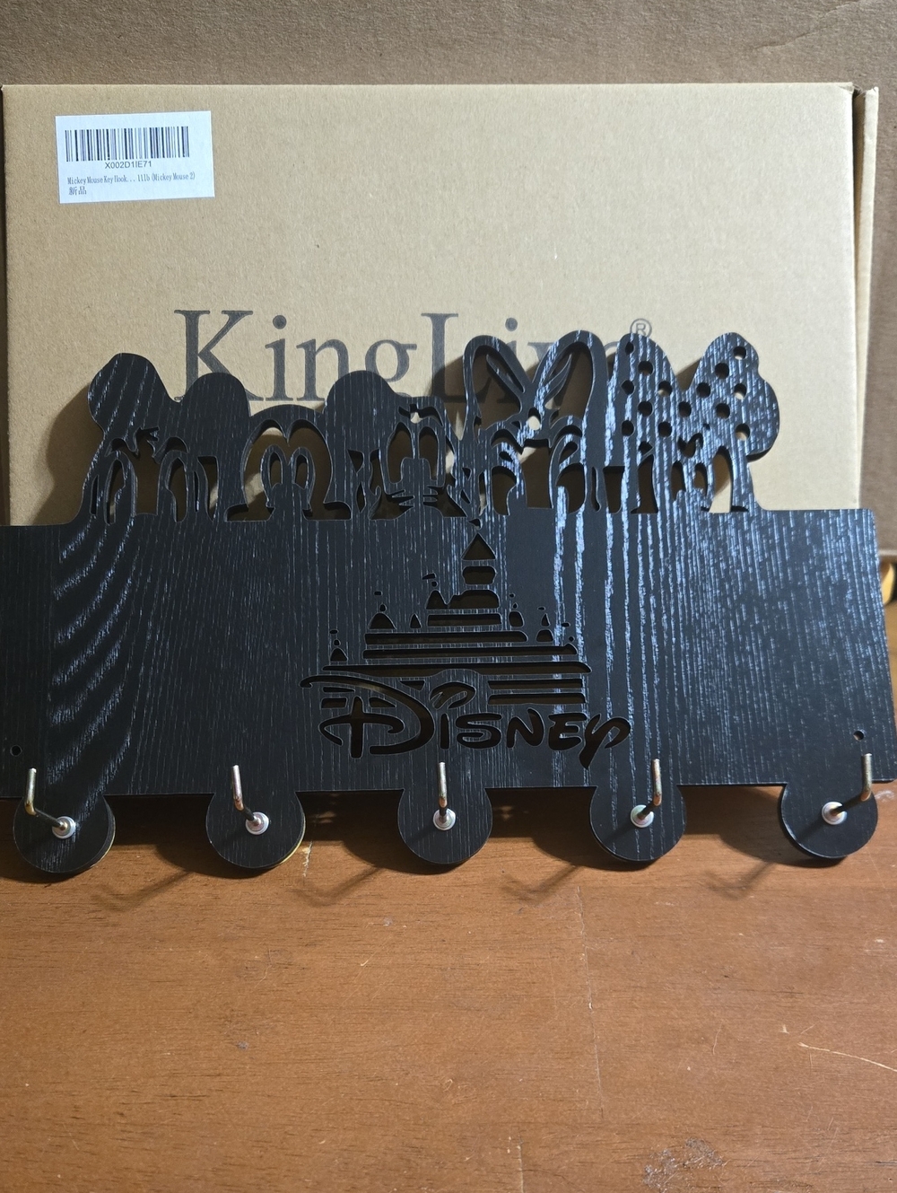 Disney Mickey Mouse & Feiwnds wall-mounted key holder Or Hat Rack
